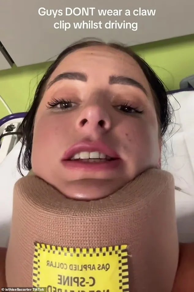 Her videos detailing the ordeal have now racked up a combined nine million views with thousands of viewers admitting they had no idea the popular hair accessory could pose such a risk behind the wheel