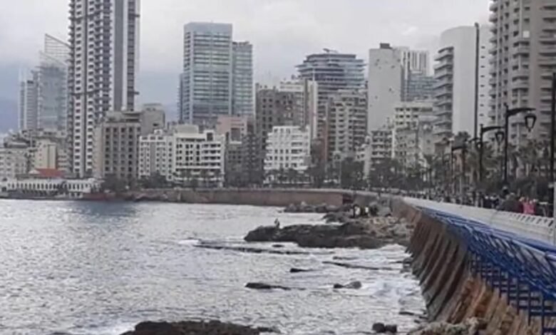 مصلحة الأرصاد والدفاع المدني تحذران: منخفض جوي يضرب لبنان وسيول وتيارات بحرية