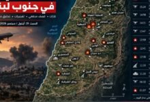 عاجل منصة اجواء:تصعيد ميداني واسع في جنوب لبنان: غارات وقصف مدفعي وتحليق مكثف للمسيّرات #انفوغراف